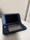 New Nintendo 3DS XL LL Metallic Blue Console with Super Smash Brothers Game Soft