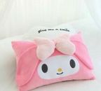 My Melody Plush Bed Pillow Case Cover Bedroom Pillowcase Cute Anime Kuromi