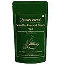 NAVVAYD Vanilla Almond Black Tea (100 Grams, 50 Cups), Delicious & Healthy Tea with Natural Ingredients