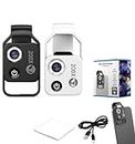 Nanozoom 200x Magnification, Nanozoom Cell Phone Lens, Phone Microscope with Cpl Lens/Led Light Camera, High-Tech Clip-On Lens Turns Any Smartphone Into A Pro-Microscope (Black+White)