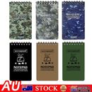 Waterproof Tactical Note Book All-Weather Notebook Writing Pad Paper Notepad PVC