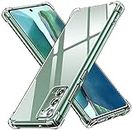 ivoler Klar Silikon Hülle für Samsung Galaxy Note 20 / Note 20 5G mit Stoßfest Schutzecken, Dünne Weiche Transparent Schutzhülle Flexible TPU Durchsichtige Handyhülle Kratzfest Case Cover