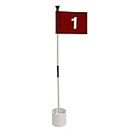 rockible Golf Putting Green Flag and Hole Cup, Golf Flag Hole Cup Set, Golf Flagpoles for Home, Number 1