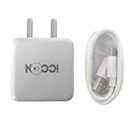 Robocraze 3.6A 5V White Adapter C-Type | Wall Charger Compatible with iPad, iPhone, Galaxy, Tablets, Phones with MicroC Type Cable (White)