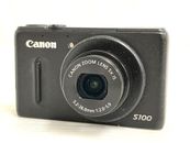 Cámara digital negra Canon PowerShot S100 12,1 MP idioma inglés de Japón