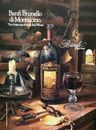 1987 BANFI Brunello Di Montalcino The Aristocrat of Italy's Red Wines PRINT AD 