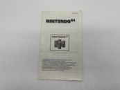 Nintendo 64 N64 Verbraucherinformationen Consumer Information NUS-EUR-2