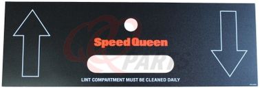 Speed Queen SQ Dryer OVERLAY LINT DR UPPER SPEED QUEEN T30 70114701