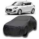 CREEPERS Water Resistant Car Cover for New Maruti Suzuki Swift VXI 2019 (Gray Without Mirror Pocket)