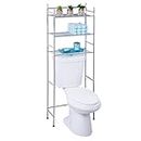 Honey-Can-Do BTH-05079 3-Tier Metal Bathroom Shelf Space Saver, 9.45 x 22.83 x 59.84, Chrome