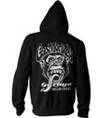 Gas Monkey Garage Fast N´ Loud Hoodie Sweater Pullover Dallas, Texas Zip Black