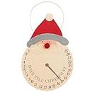 Mud Pie Christmas Countdown Santa Wall Clock Hanger