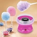 CVM ENTERPRISE Cotton Candy Machine Mini Hard and Sugar Free Countertop Electric Candyfloss Making Machine Sugar Floss Maker for Home Birthday Family Party, Ocassion