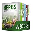 Herbs and Spices 6 in 1 Box Set : Herbs, Gardening, Container Gardening, Homemade Organic Sunscreen, DIY Pickling, Hydroponics