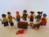 Lego 6289 Pirate Minifigures Complete Set Of Vintage Figures All Complete +More.