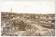 1930's Centralia, Washington - REAL PHOTO Logging scene, Sawmill - Old Postcard