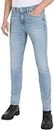 Calvin Klein Jeans Slim Taper J30J324190 Pantalons en Jean, Denim (Denim Light), 31W / 34L Homme