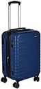 Amazon Basics Hardside Expandable Spinner Suitcase, Navy Blue, 55cm Carry-On
