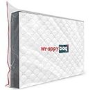 Wrappybag – Custodia in Plastica per Materassi - 5 Misure Disponibili - Sacca Protettiva Impermeabile e Resistente agli Strappi - Per Traslochi, Conservazione e Trasporto