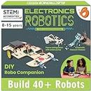 ButterflyEdufields 40in1 STEM Robotics Kits for Kids 8-12 Years | DIY Robots Projects for Kids with Electronics Board & Sensors | Best Educational Homeschooling Gift for 8 10 12 Years | 100+ Parts