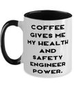 Apreciación Ingeniero de Salud y Seguridad Regalos Café Idea Única Graduación Dos