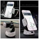 Car Dashboard Phone Holder Rhinestones Crystal Bling Car Accessories For Girls