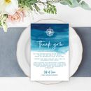 Koyal Wholesale Navy Blue Watercolor Nautical Wedding Thank You Place Setting Cards For Table Reception, Family, Friends, 56-Pack | Wayfair