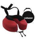 Cabeau Evolution S3 Memory Foam Travel Pillow with Seat Strap System - Cardinal 
