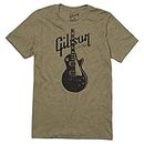 Gibson T-shirt Les Paul, vert olive, XL