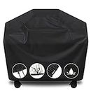 Grill Cover, BBQ Cover 58 inch,Waterproof BBQ Grill Cover,UV Resistant Gas Grill Cover,Durable and Convenient,Rip Resistant,Black Barbecue Grill Covers,Fits Grills of Weber,Brinkmann,Char-Broil etc (58 Inch)