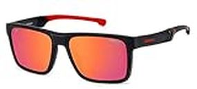 Carrera Men's Non-Polarized Metal Red Lens Plastic Rectangular Sunglasses 205830