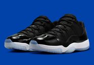 Nike Jordan 11 Retro Low Space Jam Black Patent Leather Men GS Sizes INSTANTSHIP