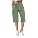 Womens Fall Clothes Clearance of Sale My-Account Orders 2024 Cotton Linen Shorts for Women Casual Drawstring Elastic Waist Shorts Summer Loose Solid Color Beach Shorts with Pockets