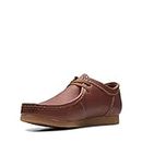 Wallabee Moccasin Casual Shoes, Tan tumbled leather, 8 US