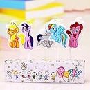 PartyMane Little Pony Birthday Candle for Little Pony Theme Party 5 pcs Set
