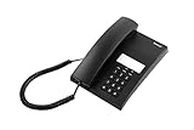 Beetel B80 Corded Landline Phone (Without Display), Ringer Volume Control, Wall/Desk Mountable, Classic Design, Clear Call Quality, Mute/Pause/Flash/Redial Function, Black