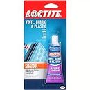 Loctite Vinyl Fabric Plastic Repair Flexible Adhesive, transparent glue for repairing vinyl seats, cushions, shoe fix, tarps, bags and outdoor gear withstand bending, mends rips and tears 30 ml