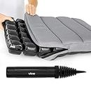 Vive Air Inflatable Seat Cushion - Adjustable Air Pressure Relief Seat, Portable - Waffle Style Tailbone Pad for Back Support, Sciatica, Coccyx Pain - for Car, Office Chair, Wheelchair
