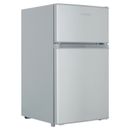 Cookology Silver Fridge Freezer UCFF87SL 48cm Freestanding Undercounter 2 Door