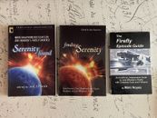 3 libros Jane Espenson Finding Serenity + Serenity Found + Firefly Episode Guide