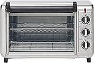 Russell Hobbs Air Fry Crisp 'N Bake toaster Oven, RHTOV25, 1500W, 20L Capacity, Air Fryer and Oven in 1, 5 Functions Up to 230°C, Air Fry, Bake, Toast, Grill, Keep Warm, Silver