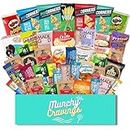 MunchyCravings Premium Snack Box (45 Ct.), Tasty and Healthy Snacks, Giftable and Great for Movie Nights, Easter, Birthdays, For Adults and Teens.