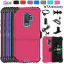 For Samsung Galaxy S9 Plus Hybrid Shockproof Phone Case Cover Clip / Accessories