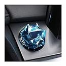 XINLIYA Car Push to Start Button Cover, Bully Dog Car One Button Start Stop Decorative Cover, Universal Automotive Engine Ignition Switch, Protection Button Cover Sticker for Vehicles (Blue)