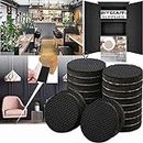 DIY Crafts 12, 12 Pcs, 2 Inch, Non Slip Furniture Pads Furniture Grippers, Self Adhesive Rubber Feet Furniture Feet, Non Skid for Furniture Legs Floors Protectors for Keep Furniture Stop (12)