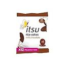 itsu Milk Chocolate Rice Cakes Healthy Snack 34g (Pack of 12)