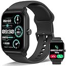 Smart Watch for Men Women(Answer/Make Call), 1.8" Touch Screen Activity Trackers with Alexa Built in iPhone Android Compatible, Fitness Heart Rate Blood Oxygen Sleep Monitor, IP68 Waterproof