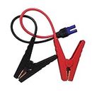 KUNCAN Car Portable Battery Jumper Starter Cables, Emergency Replacement Booster Battery Clips Cable, 10AWG Wire, Alligator Clamp to EC5 Connector for 12V Portable Car Jump Starter