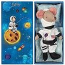 LEVLOVS Christmas Mouse in a Matchbox and Friends Toy Baby Registry Gift Astronaut Plush Toy Mouse