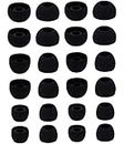 ALXCD Ear Tips for Powerbeats 2 3 Wireless Headphone, SML 3 Sizes 12 Pairs Silicone Replacement Earbud Tips, Fit for Beats Powerbeats2 Wireless Pb3 Powerbeats3 [12 Pairs](Black)